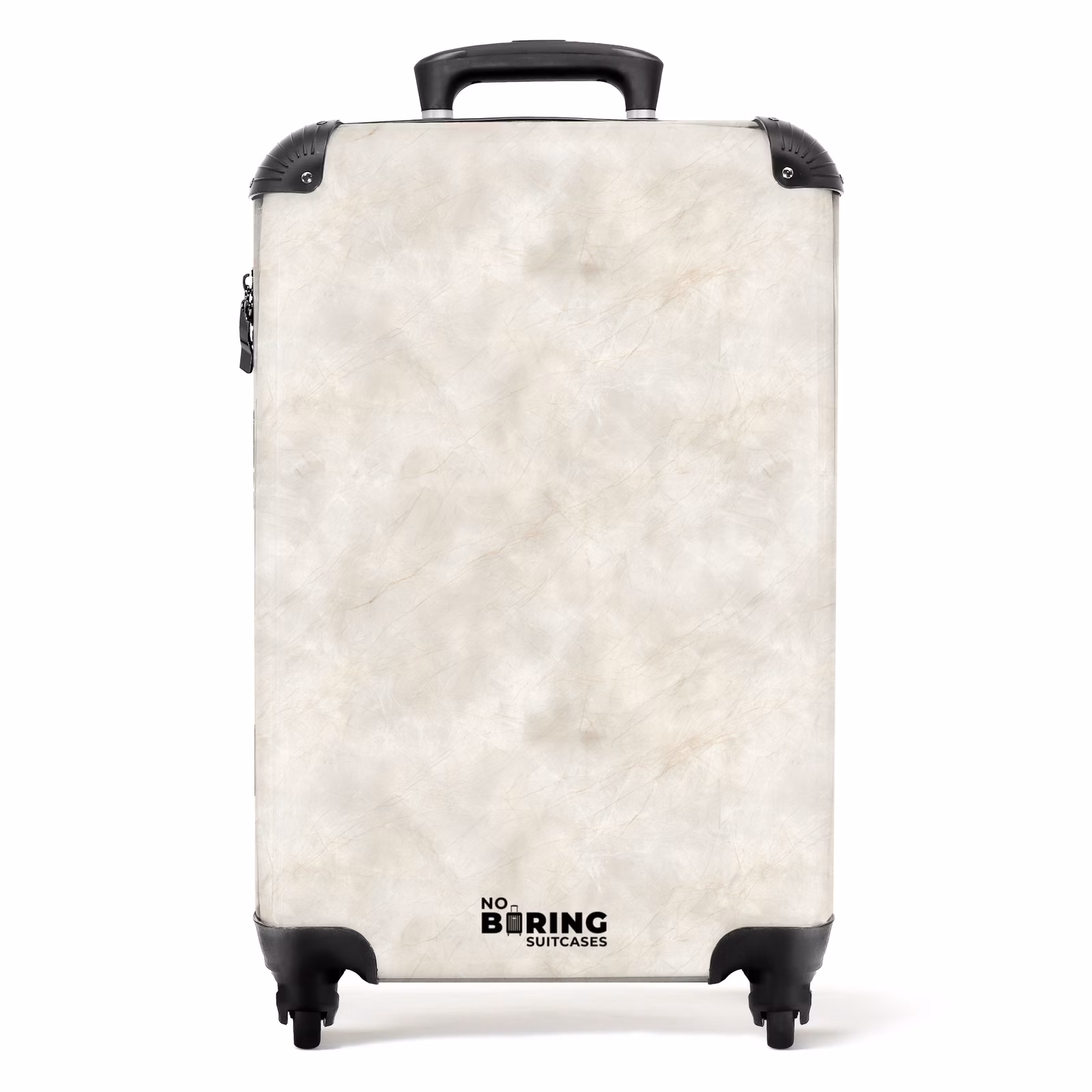 Koffer - Cremebeige - Marmor - Adern — 1