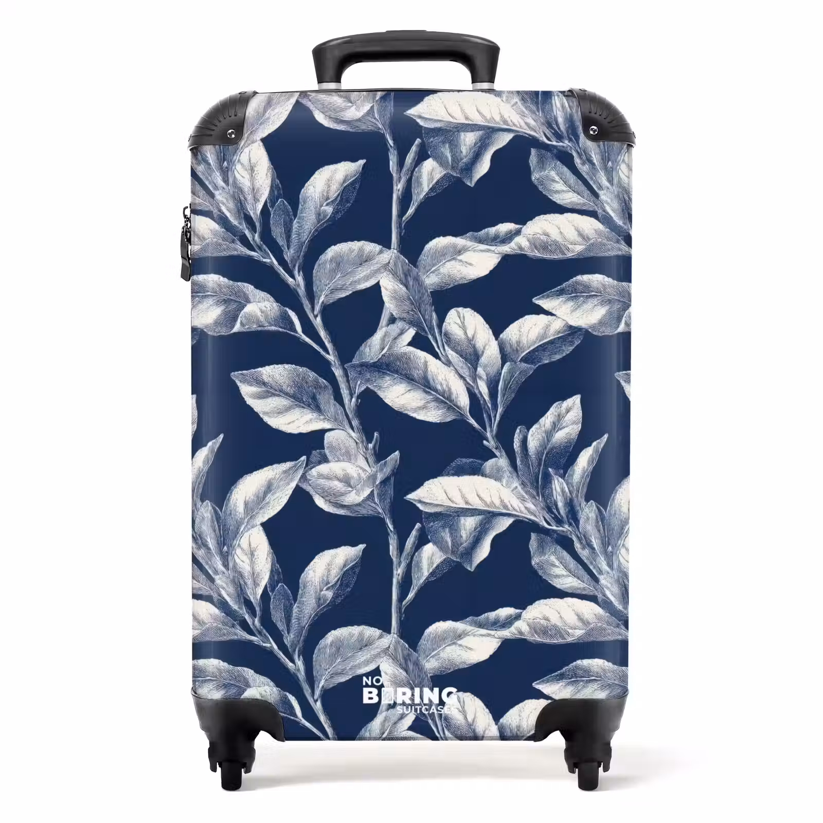 Koffer - Botanisch - Muster - Blau — 1
