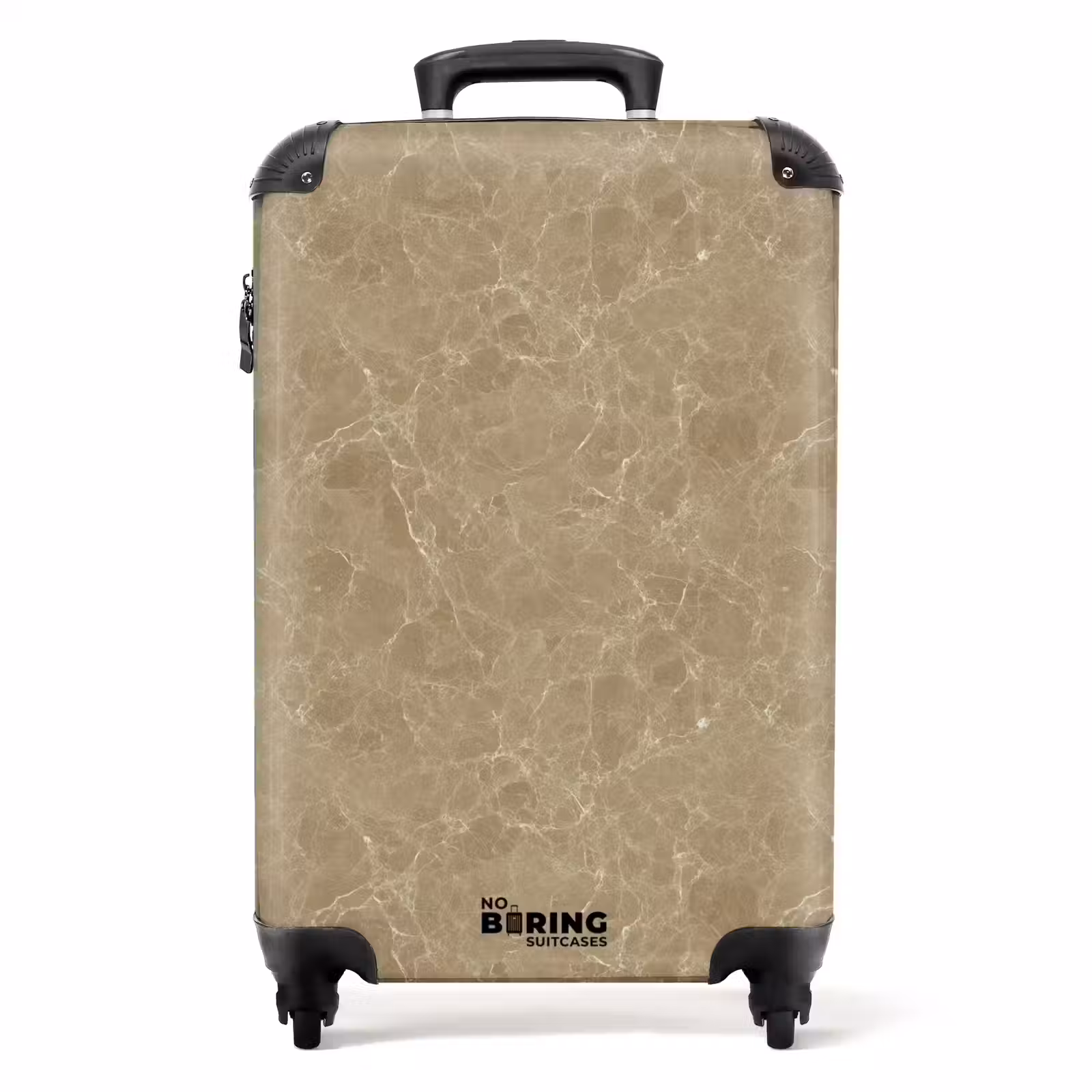 Koffer - Hellbeige - Maserung - Marmor — 1