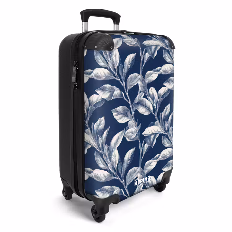 Koffer - Botanisch - Muster - Blau — 2