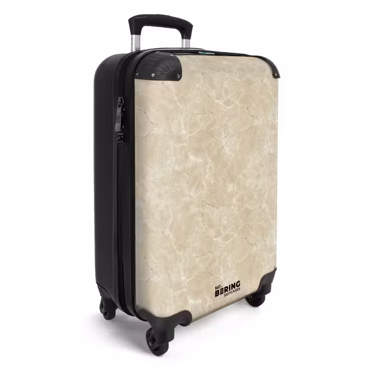 Koffer - Hellbeige - Marmor - Diffusionsäderung — 2