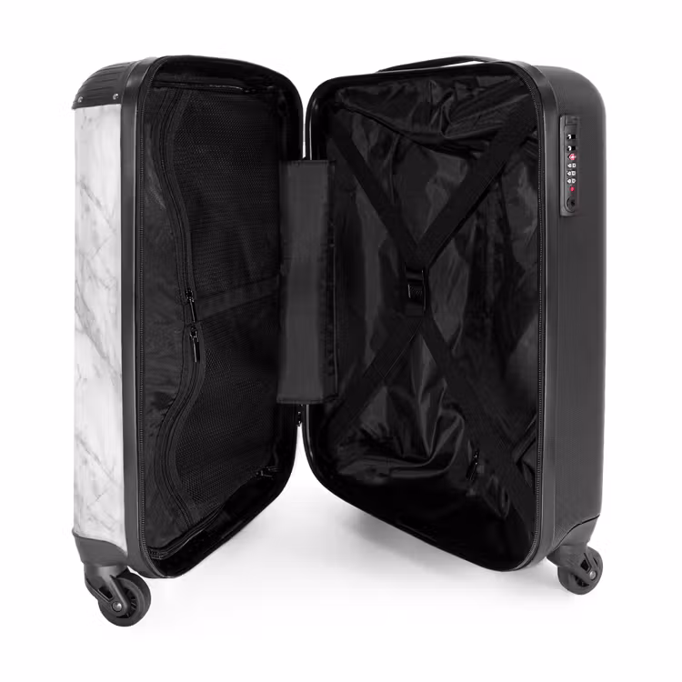 Koffer - Klassisch - Marmor - Grau — 5