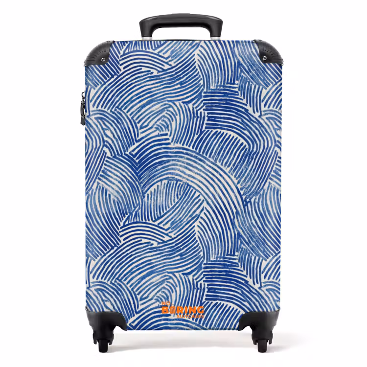 Koffer - Modern - Abstrakt - Blau — 1