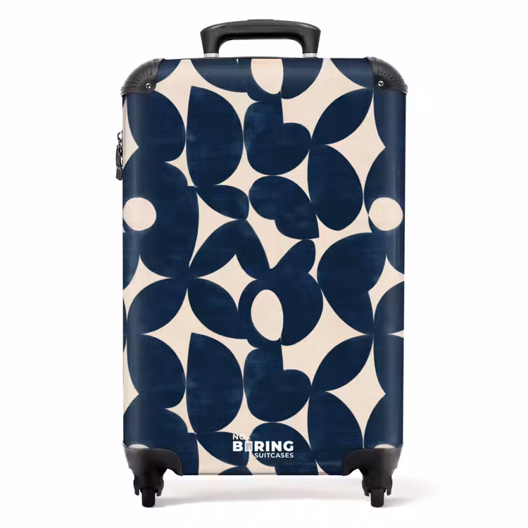Koffer - Modern - Geometrisch - Blau — 1