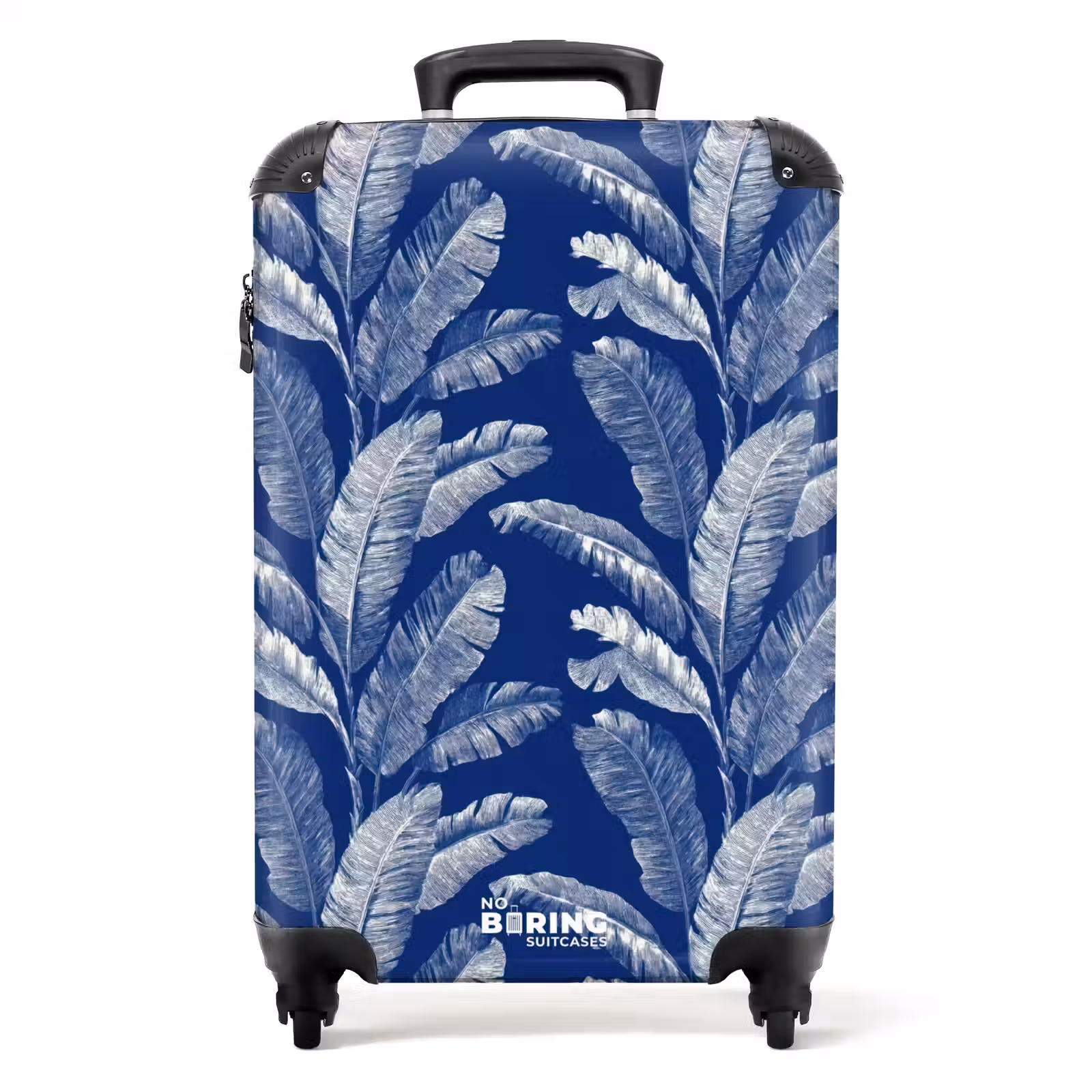 Koffer - Blatt - Palme - Blau — 1