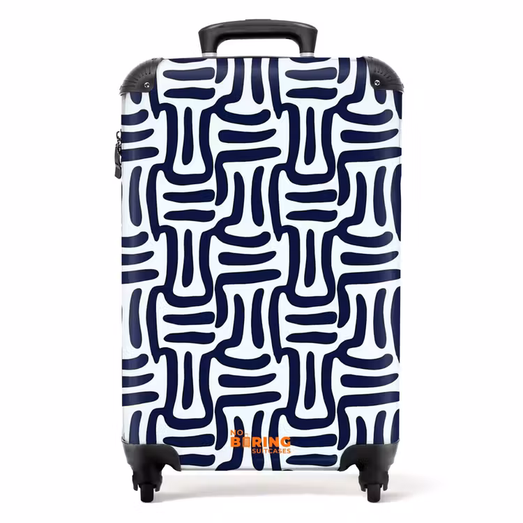 Koffer - Abstrakt - Modern - Blau — 1