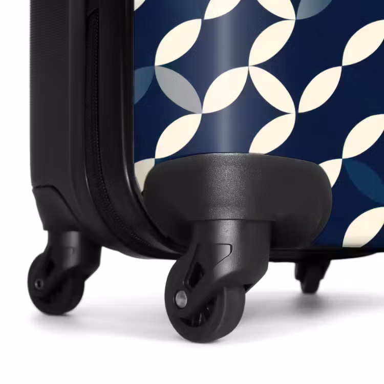 Koffer - Abstrakt - Muster - Blau — 7