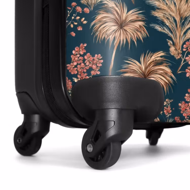 Koffer - Botanisch - Muster - Blau — 7