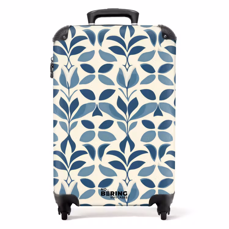 Koffer - Flora - Modern - Blau — 1
