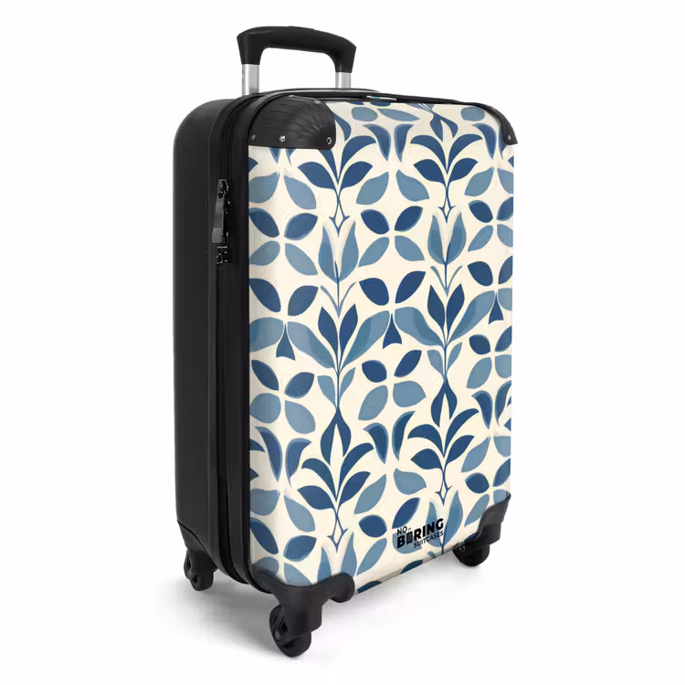 Koffer - Flora - Modern - Blau — 2