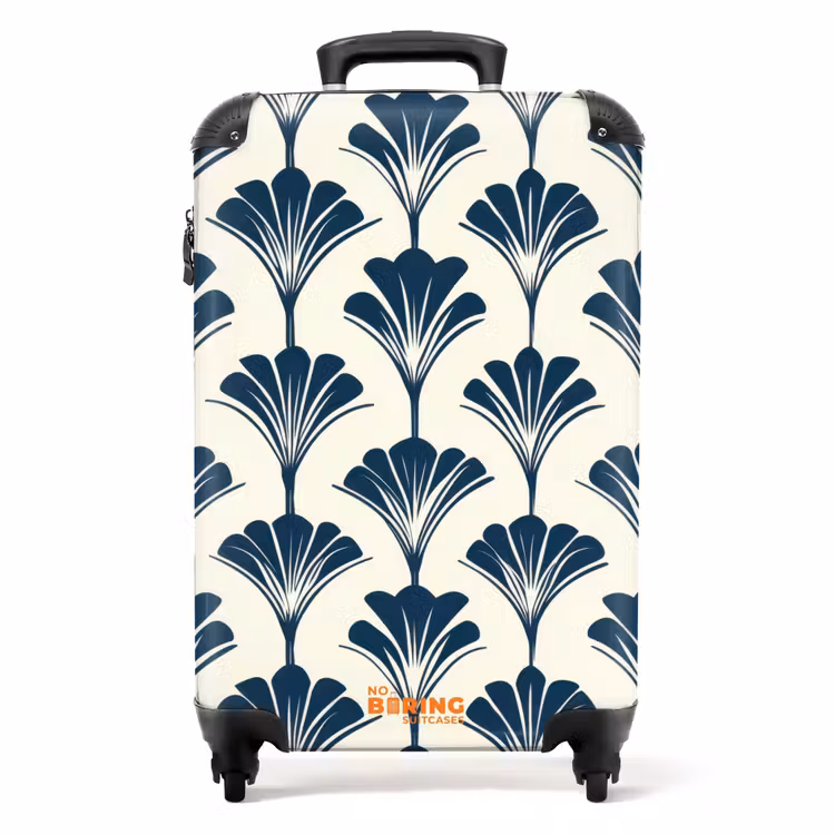 Koffer - Klassisch - Motiv - Blau — 1
