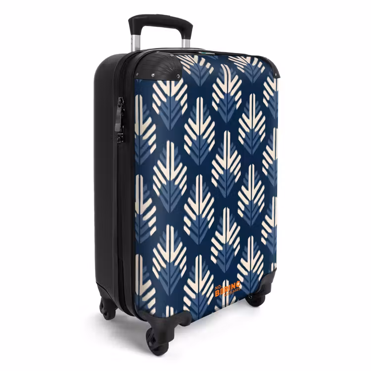 Koffer - Modern - Muster - Blau — 2