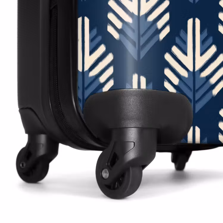 Koffer - Modern - Muster - Blau — 7