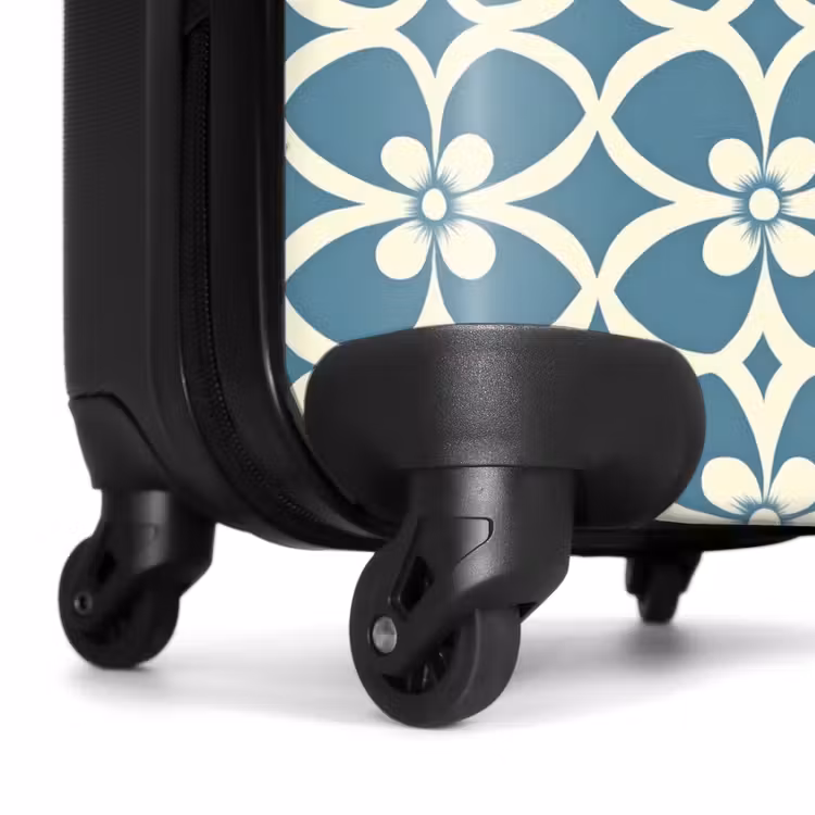 Koffer - Muster - Symmetrisch - Blau — 7
