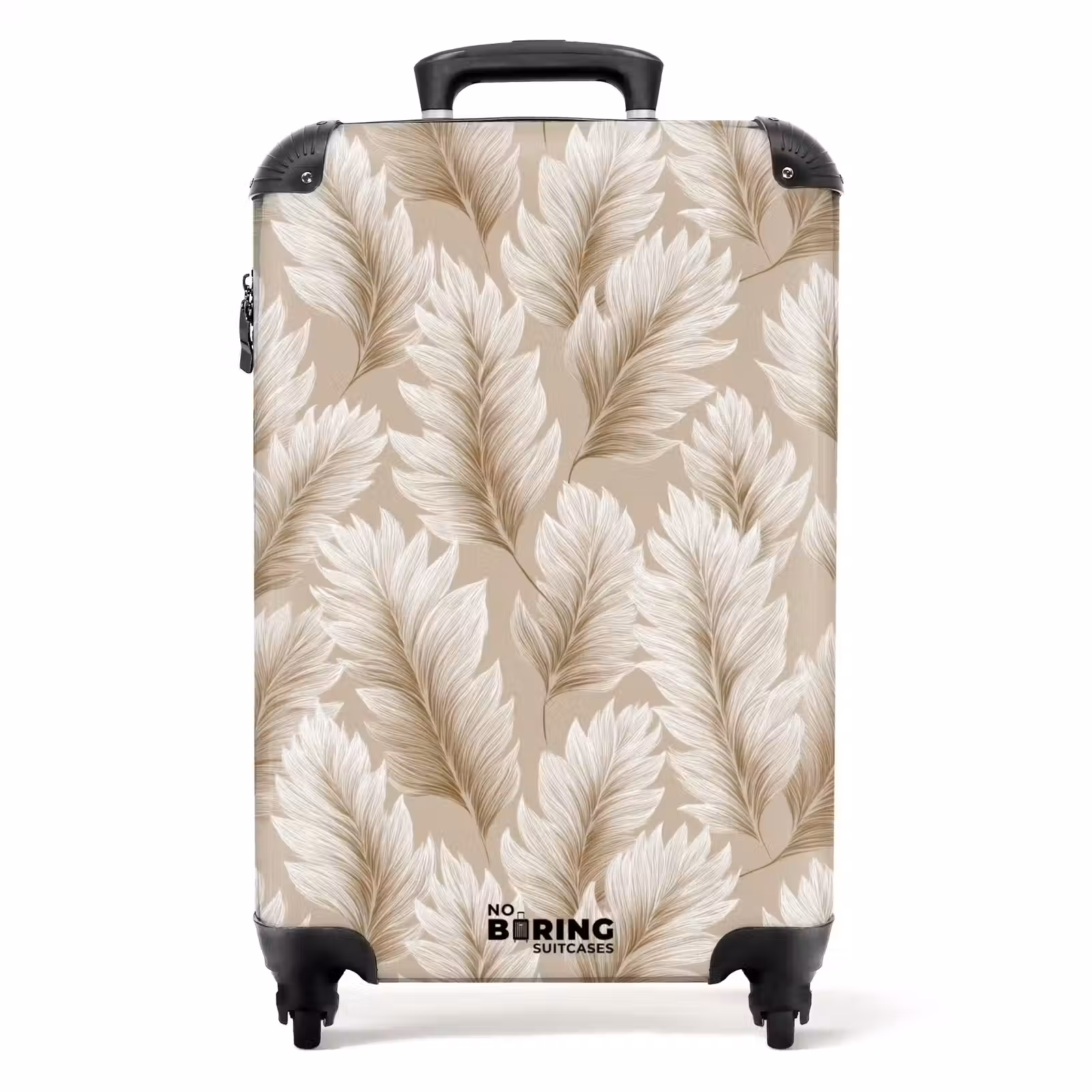 Koffer - Botanisch - Muster - Beige — 1