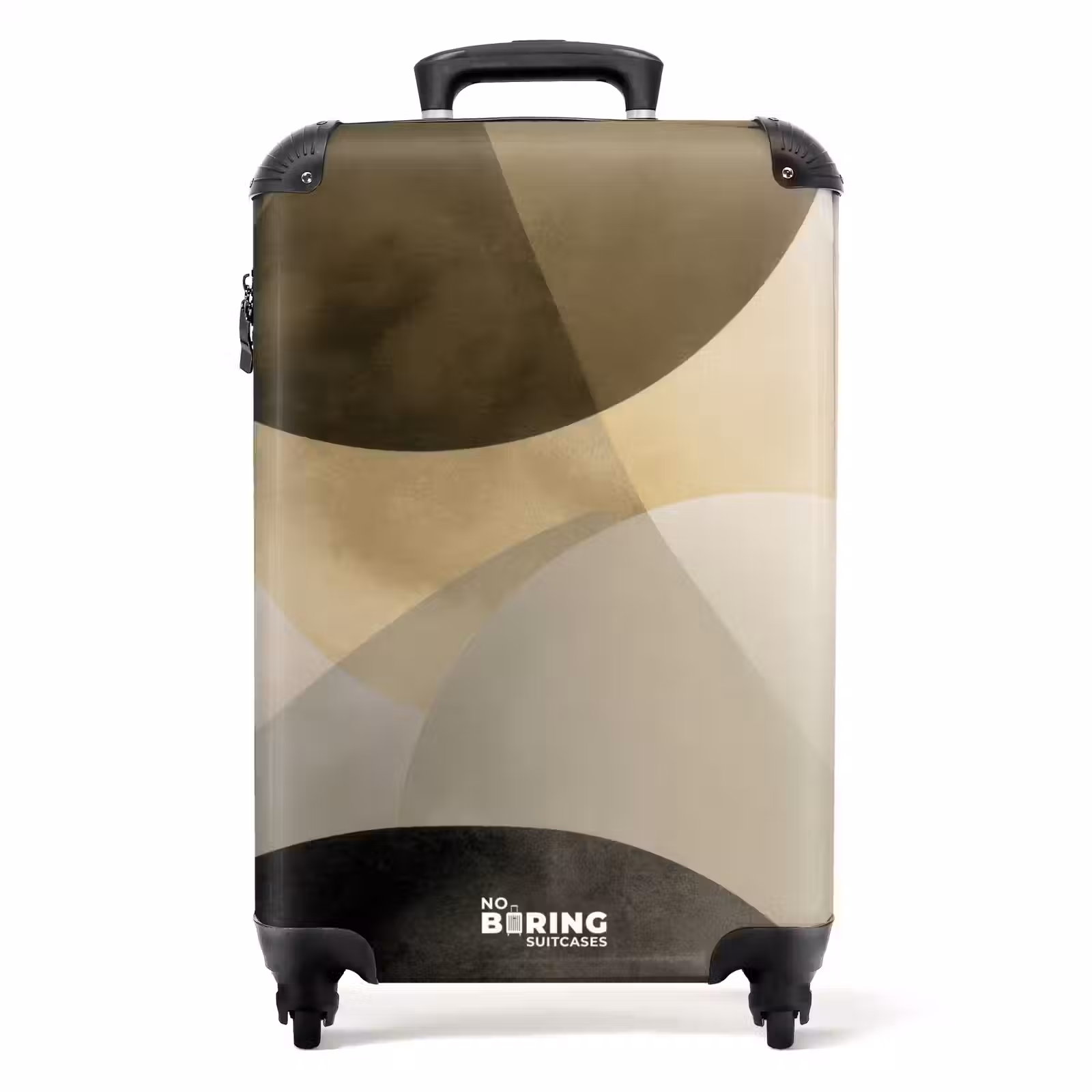 Koffer - Flugzeuge - Abstrakt - Beige - Kreise — 1
