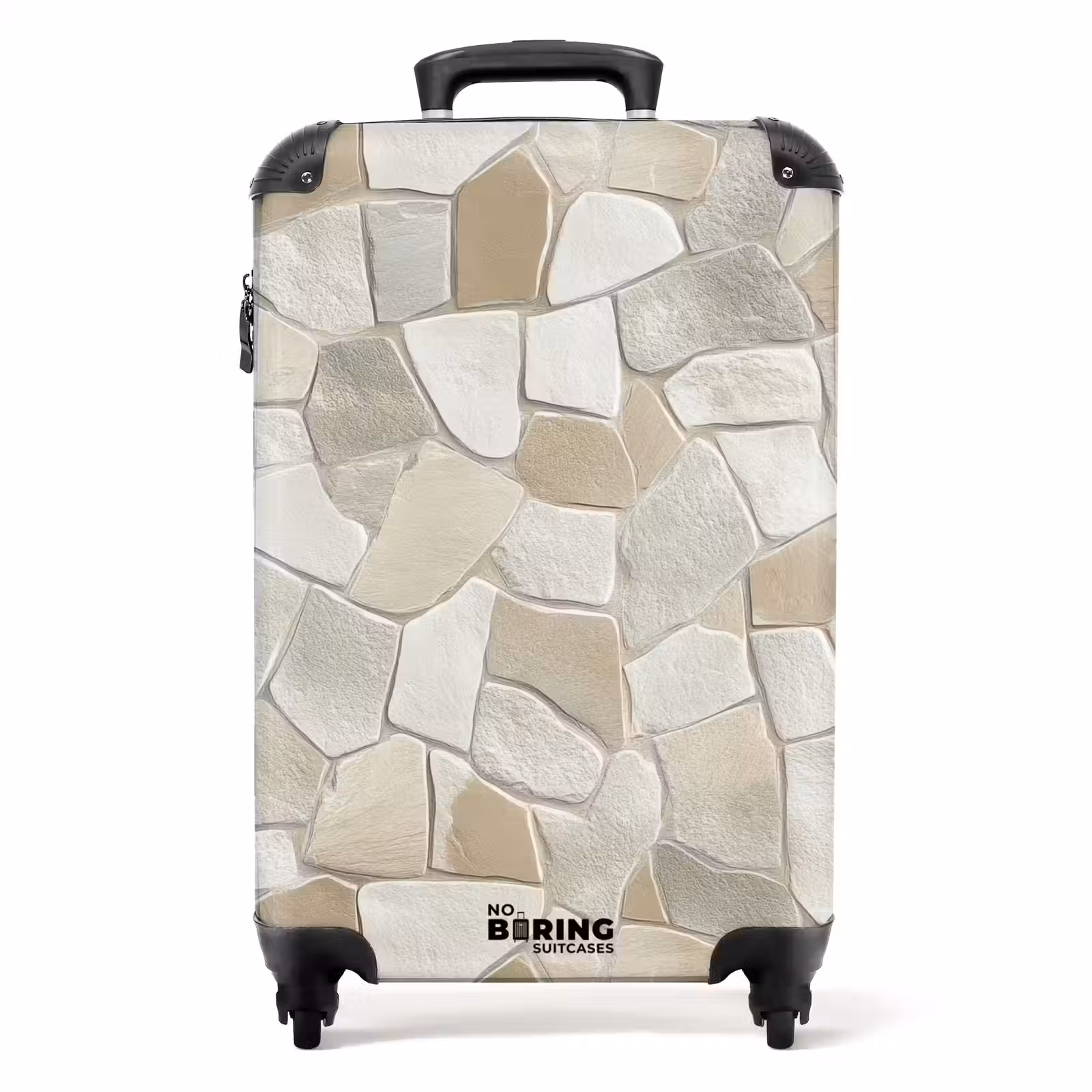 Koffer - Mosaik - Steine - Beige — 1