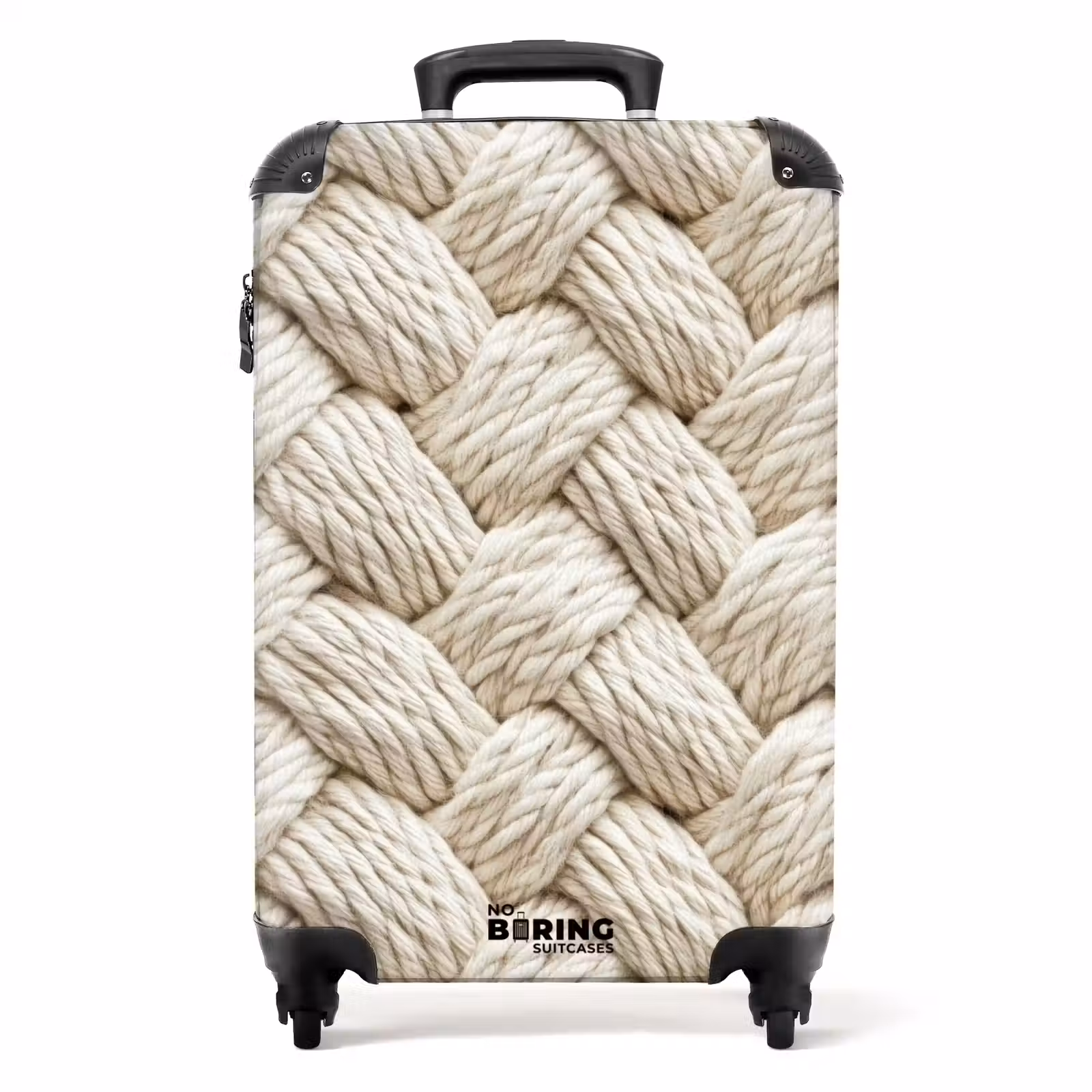 Koffer - Seil - Gestrickt - Beige — 1