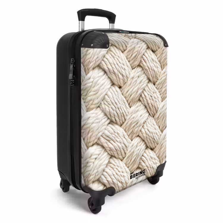 Koffer - Seil - Gestrickt - Beige — 2