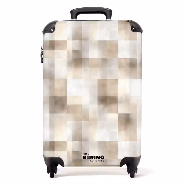 Koffer - Textur - Leinen - Beige — 1