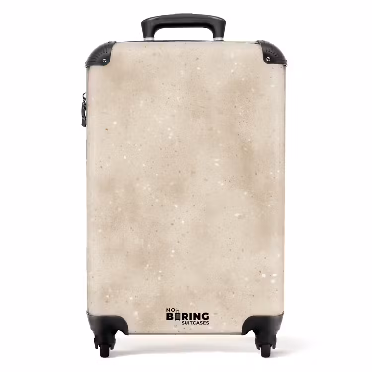 Koffer - Textur - Sprenkeln - Beige — 1