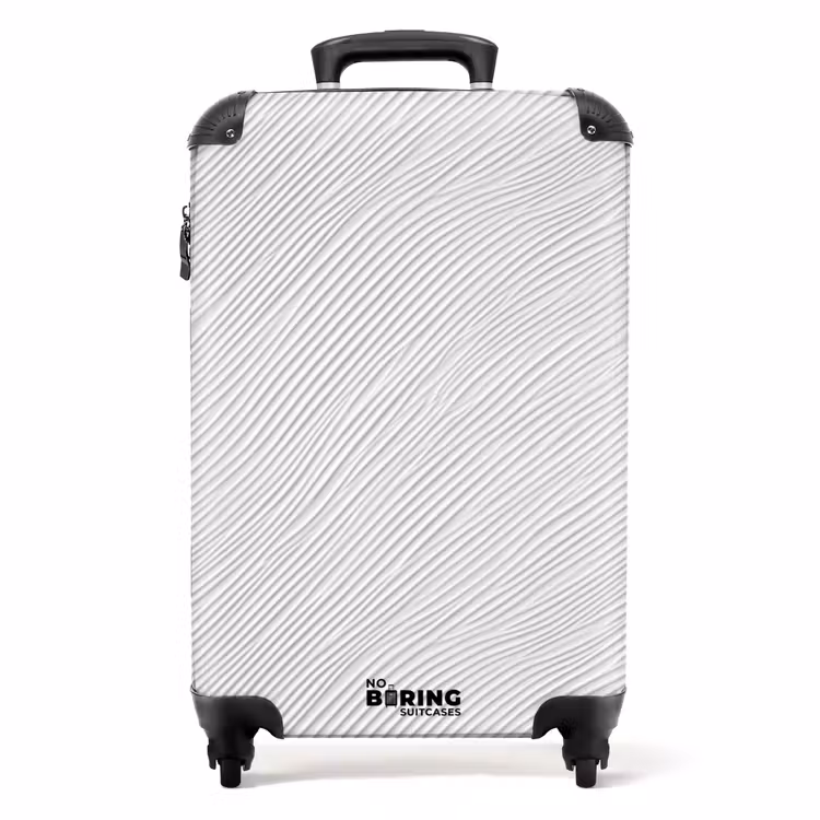 Koffer - Wellen - Rippen - Weiß — 1