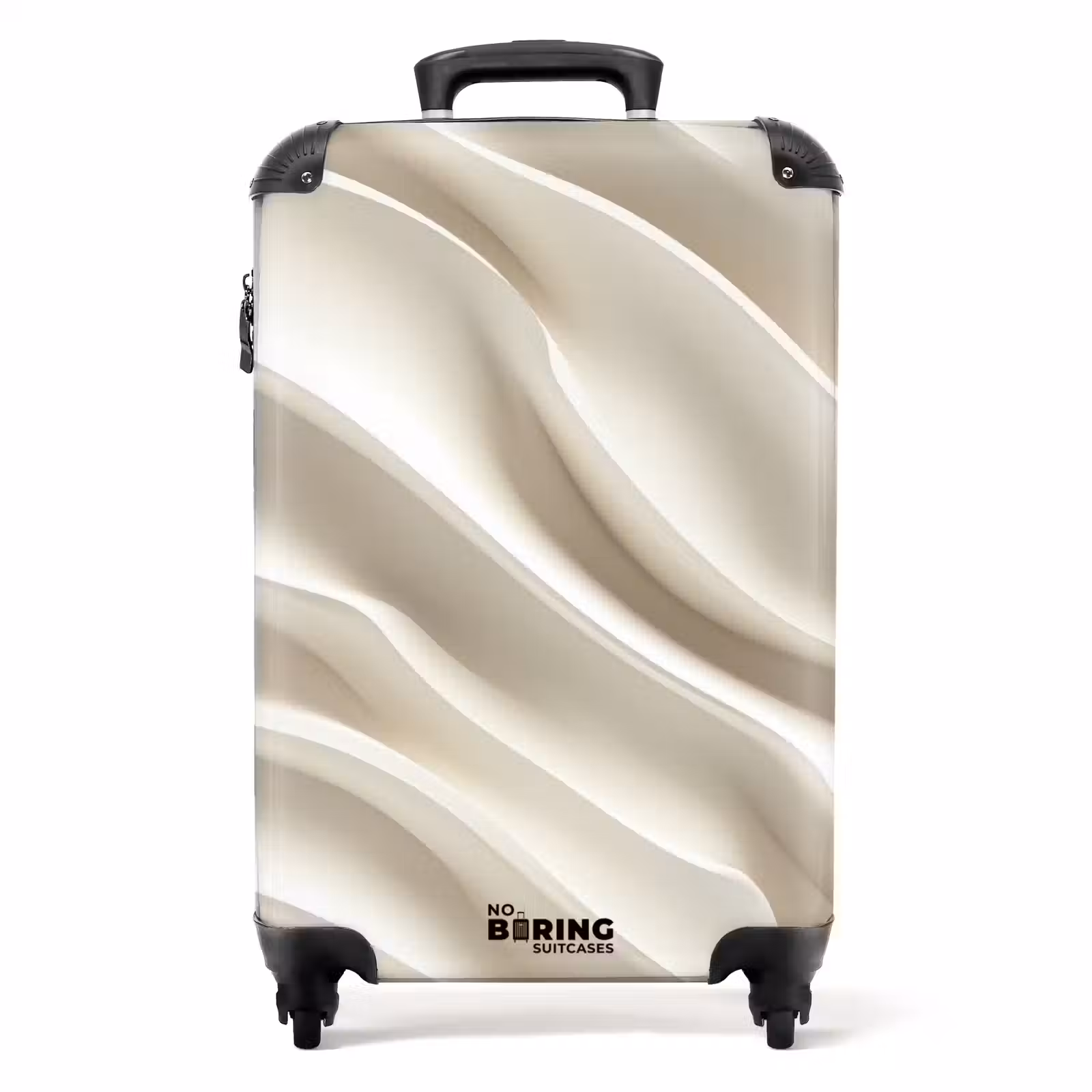 Koffer - Diagonal - Wellen - Creme — 1