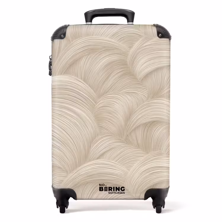 Koffer - Bögen - Muster - Beige — 1