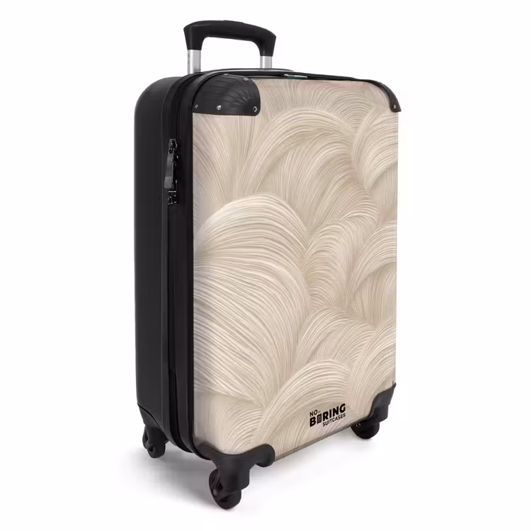 Koffer - Bögen - Muster - Beige — 2