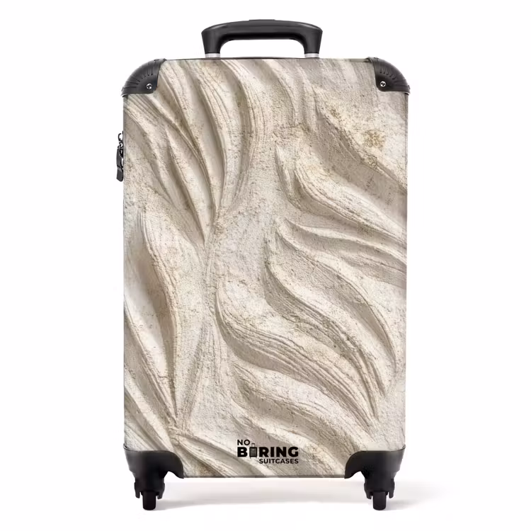 Koffer - Textur - Relief - Beige — 1