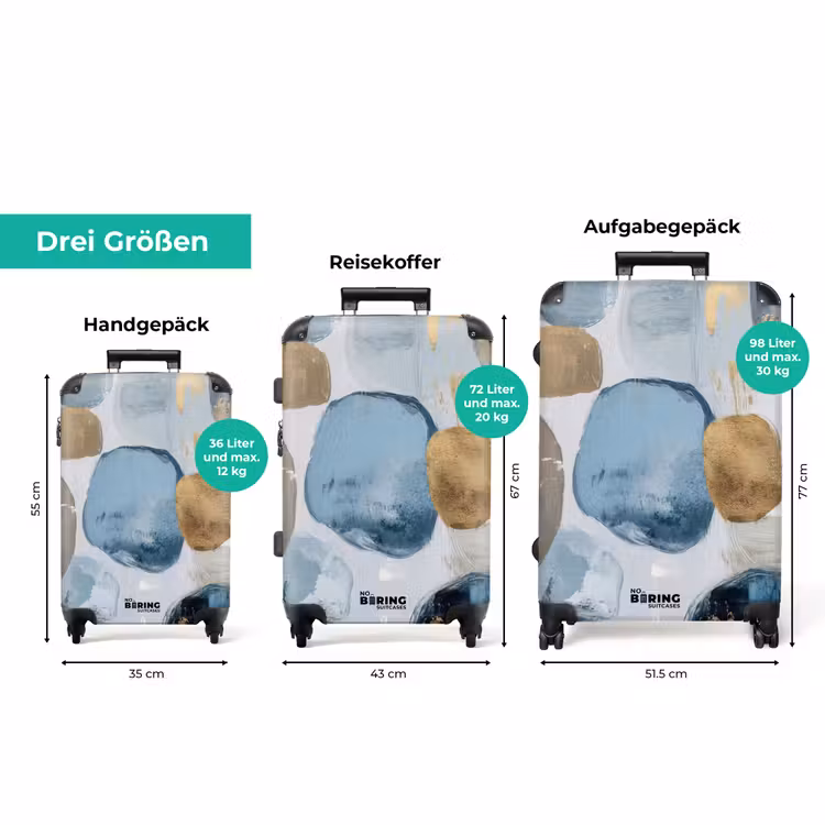 Koffer - Abstrakt - Gold - Formen — 3