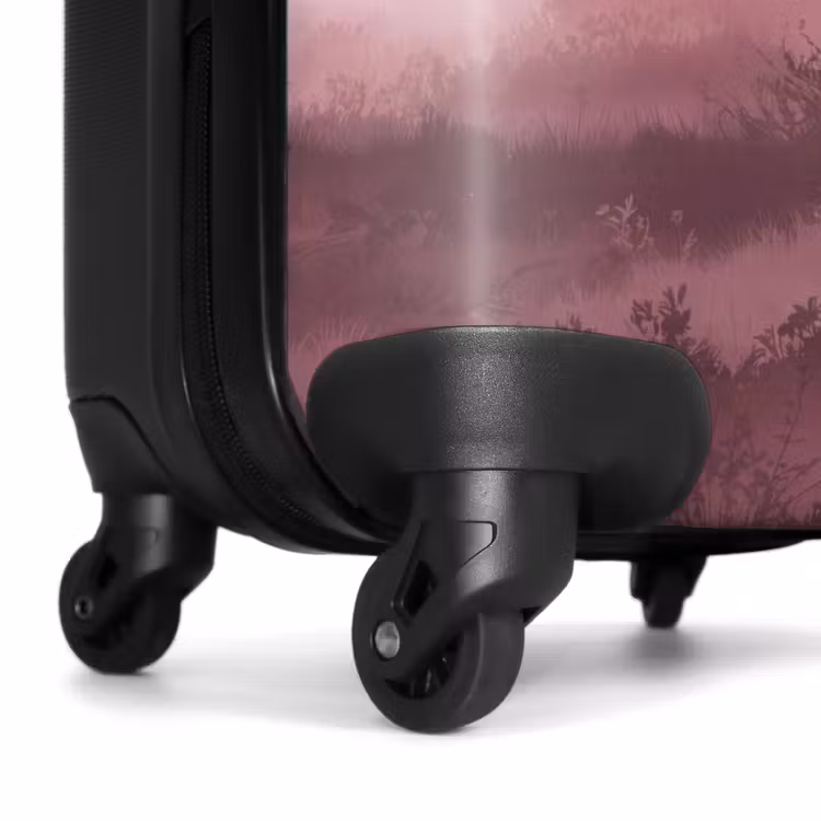 Koffer - Landschaft - Neblig - Rosa — 7