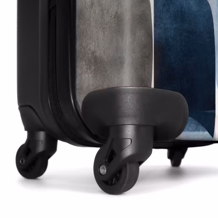 Koffer - Muster - Blau - Quadrate — 7
