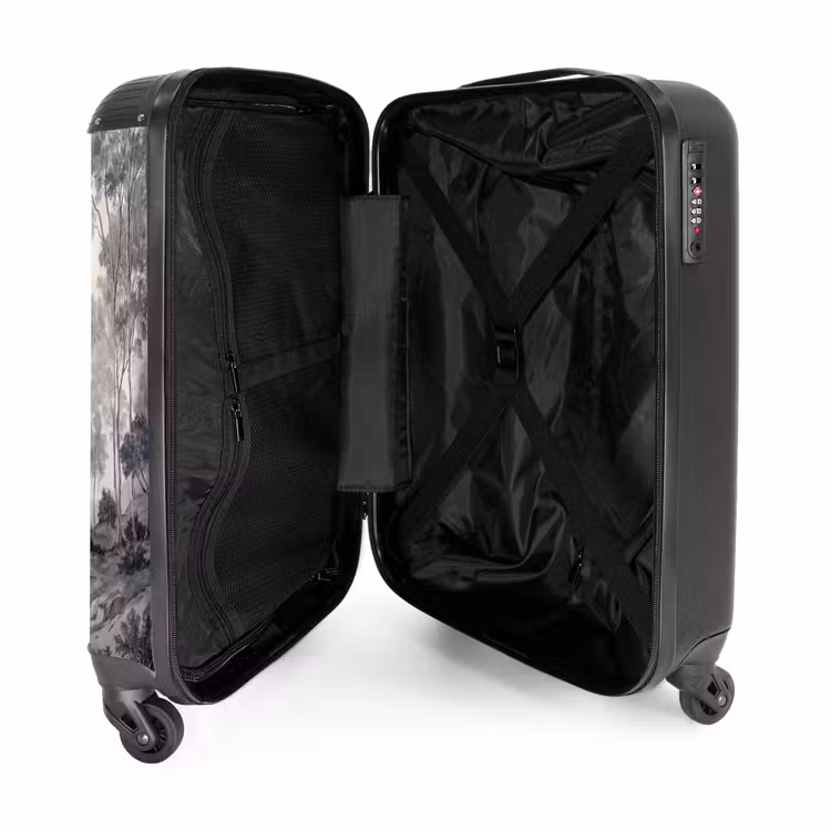 Koffer - Neblig - Berglandschaft - Illustration — 5