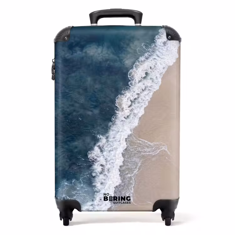 Koffer - Strand - Meer - Wellen — 1