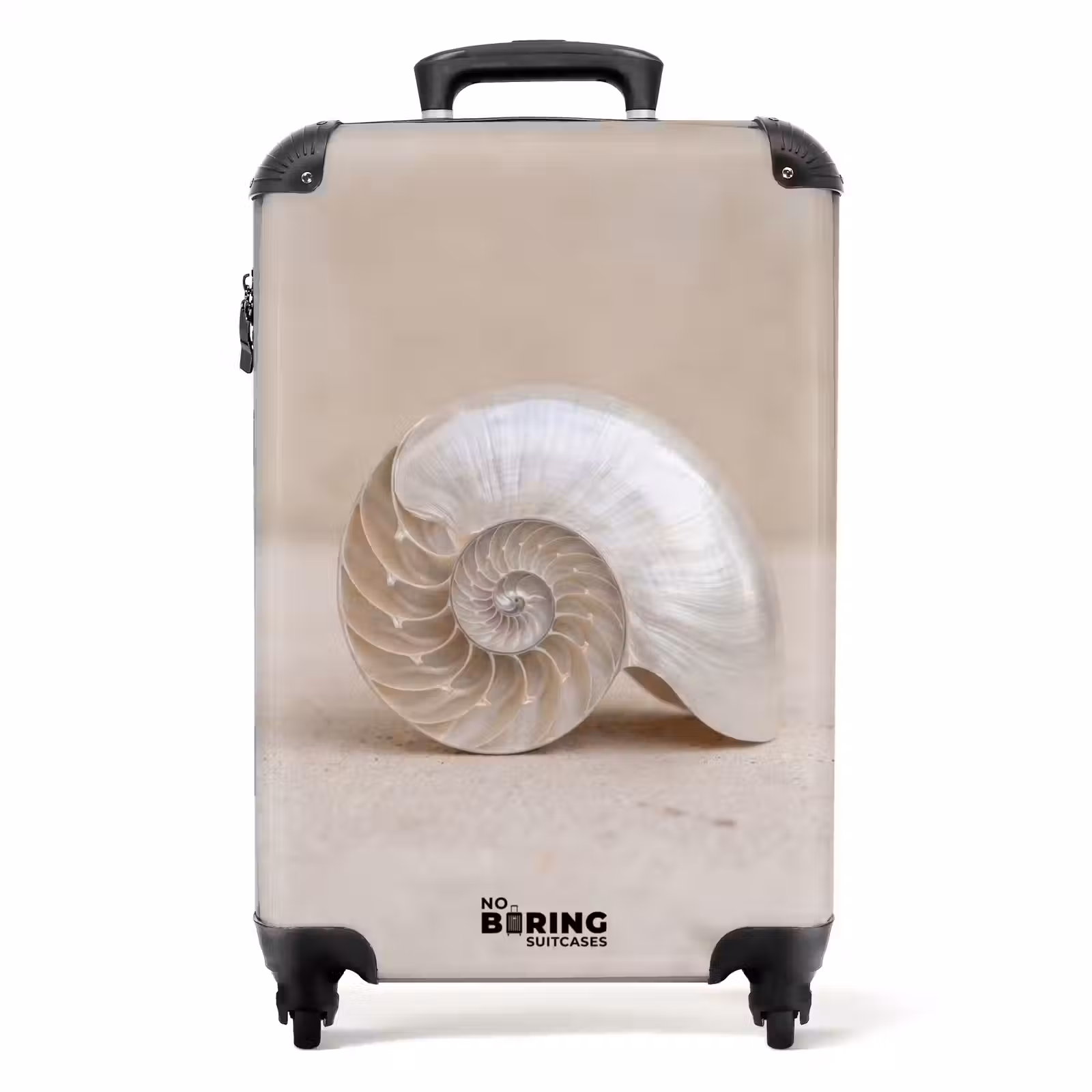 Koffer - Muschel - Spirale - Beige — 1