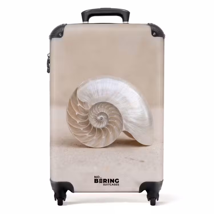 Koffer - Muschel - Spirale - Beige — 1