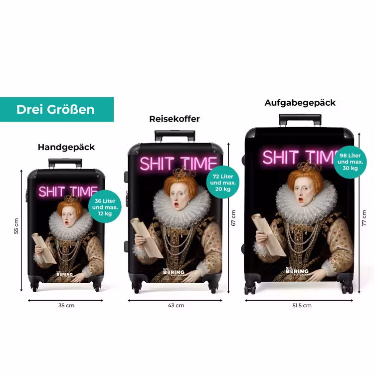 Koffer - Porträt - Humor - Neon — 3