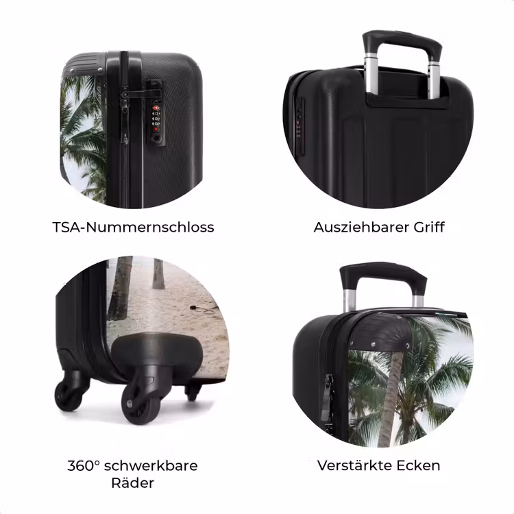 Koffer - Surfbrett - Palmen - Farbenfroh — 8