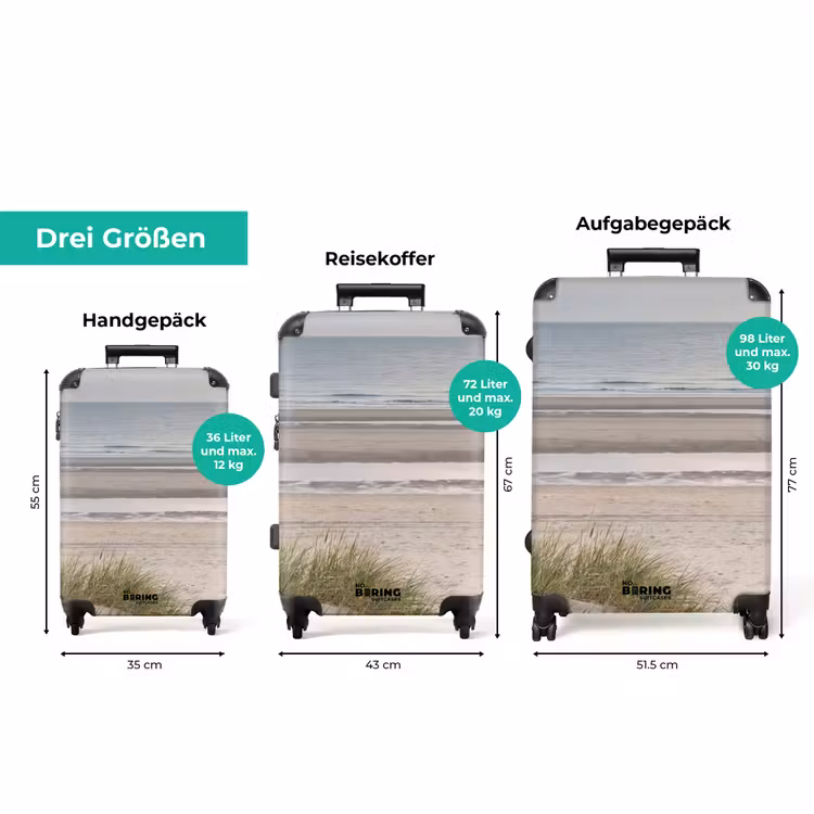 Koffer - Sandstrand - Bewölkt - Dünen — 3