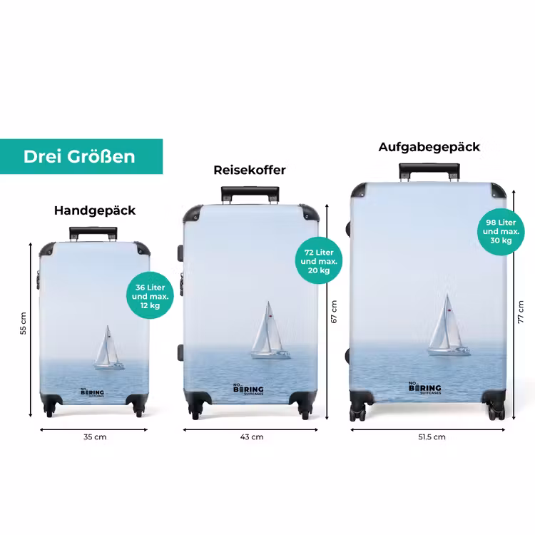 Koffer - Horizont - Segelboot - Meer — 3