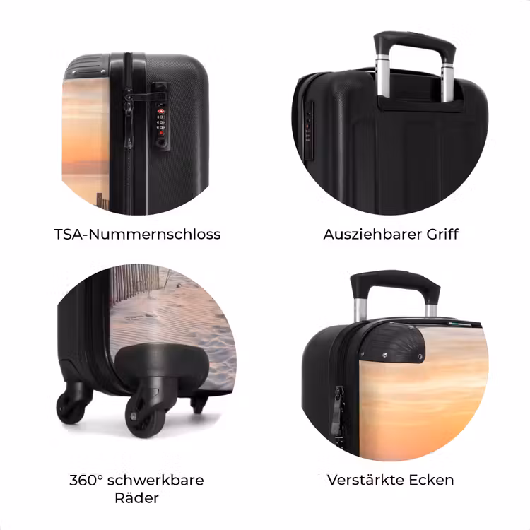 Koffer - Sonnenuntergang - Strand - Sand — 8