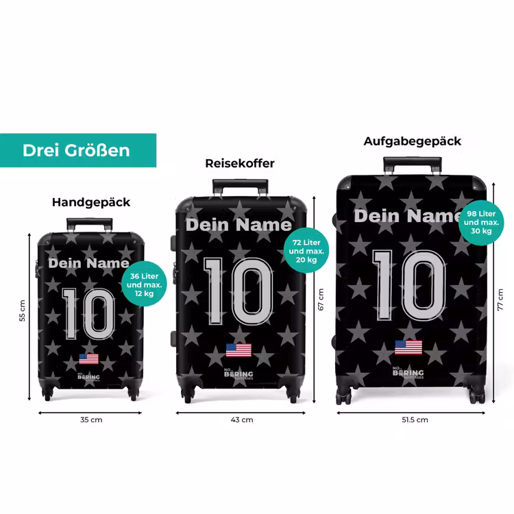 Koffer mit Name - Auswärtstrikot der USA — 3