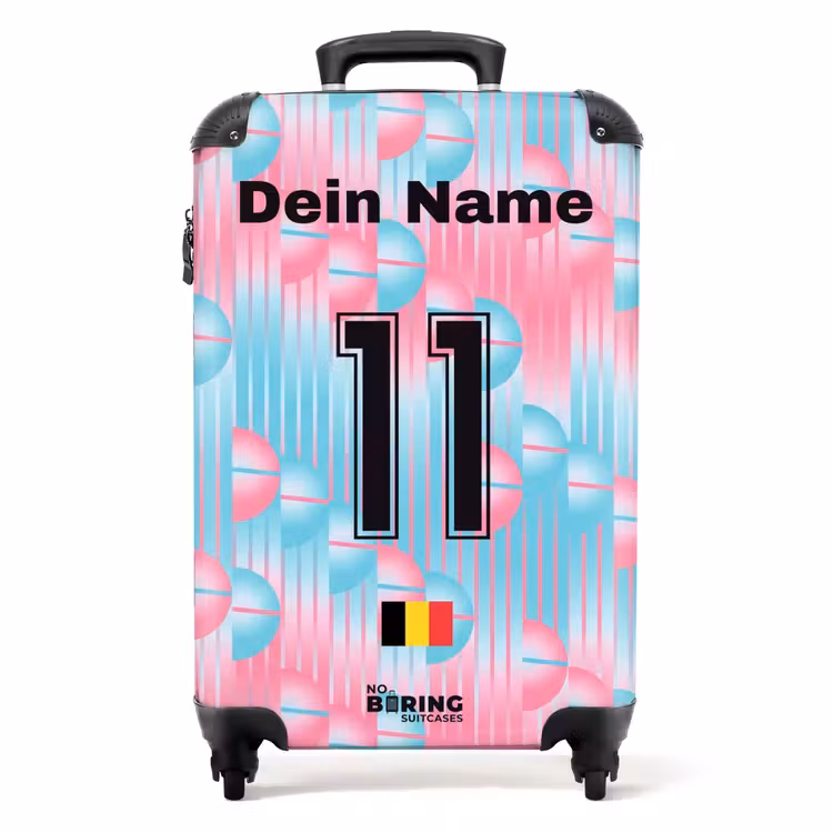 Koffer mit Name - Auswärtstrikot von Belgien — 1