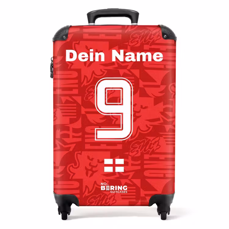 Koffer mit Name - Auswärtstrikot von England — 1