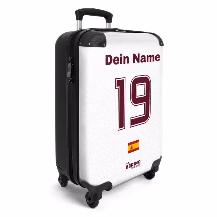 Koffer mit Name - Auswärtstrikot von Spanien — 2