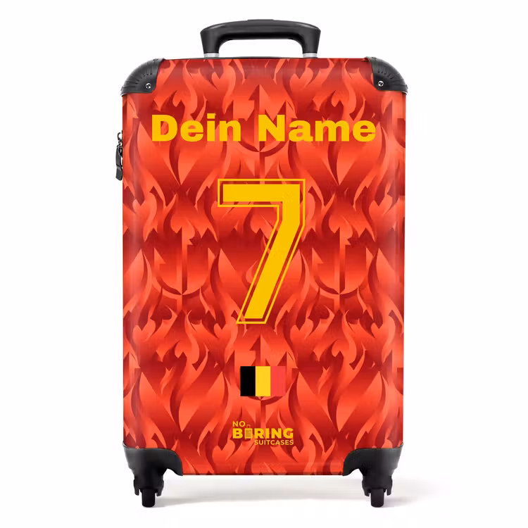 Koffer mit Name - Auswärtstrikot von Belgien — 1