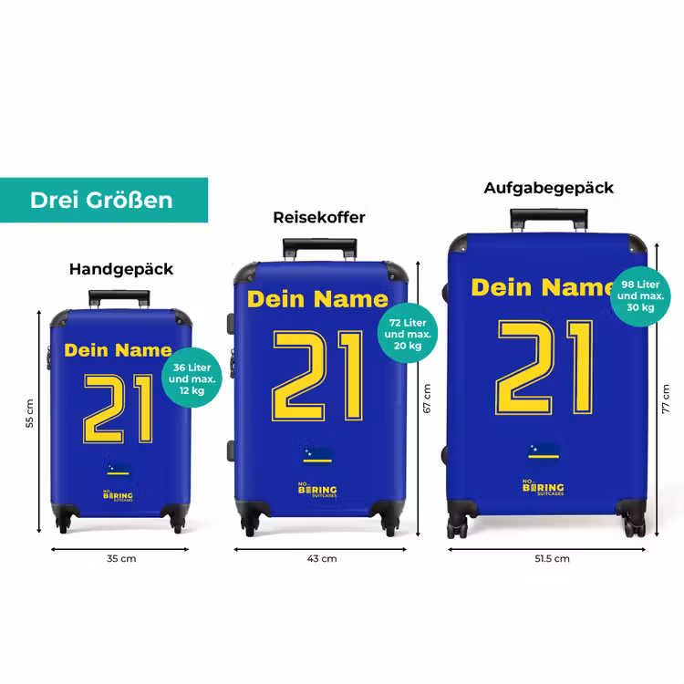 Koffer mit Name - Curaçao-Heimtrikot — 3