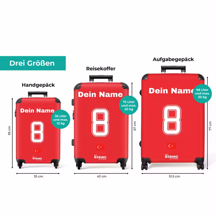 Koffer mit Name - Heimtrikot der Türkei — 3