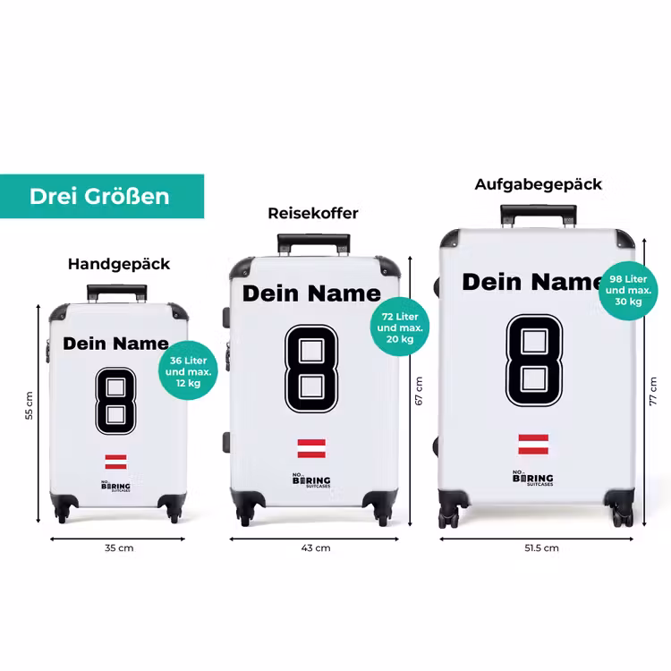 Koffer mit Name - Auswärtstrikot von Österreich — 3